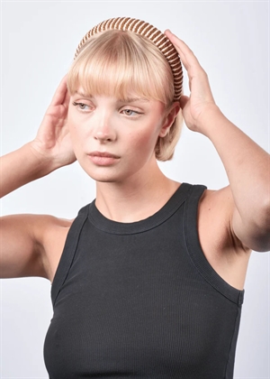 Striped headband Brown Sui Ava